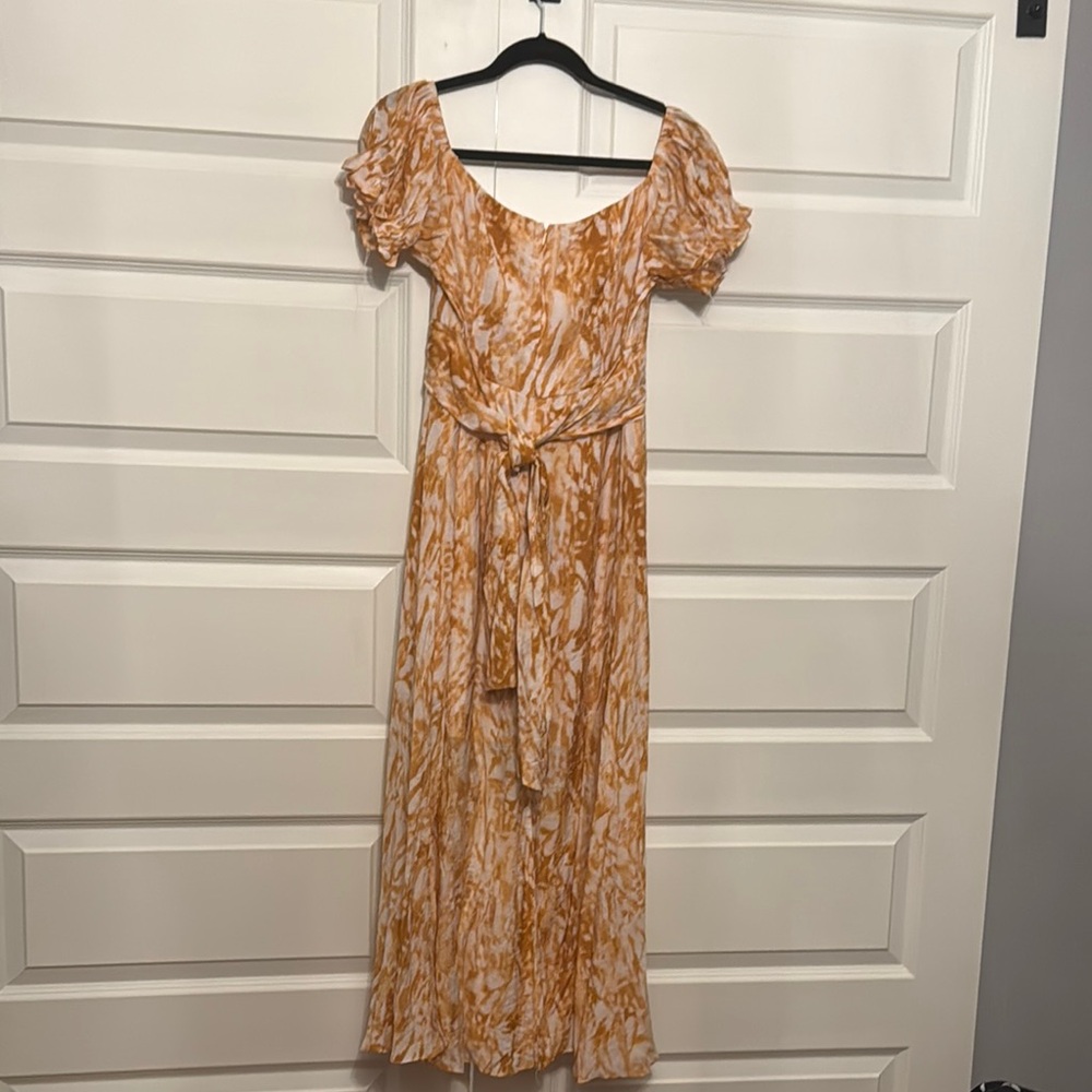 Selfie Leslie Orange Tie-Dye Dress - Picture 2 of 5